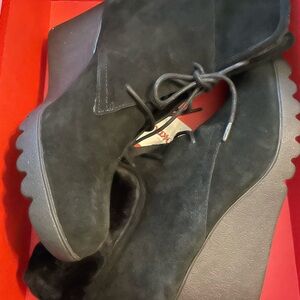 Donald J. Pliner Black Suede Boots